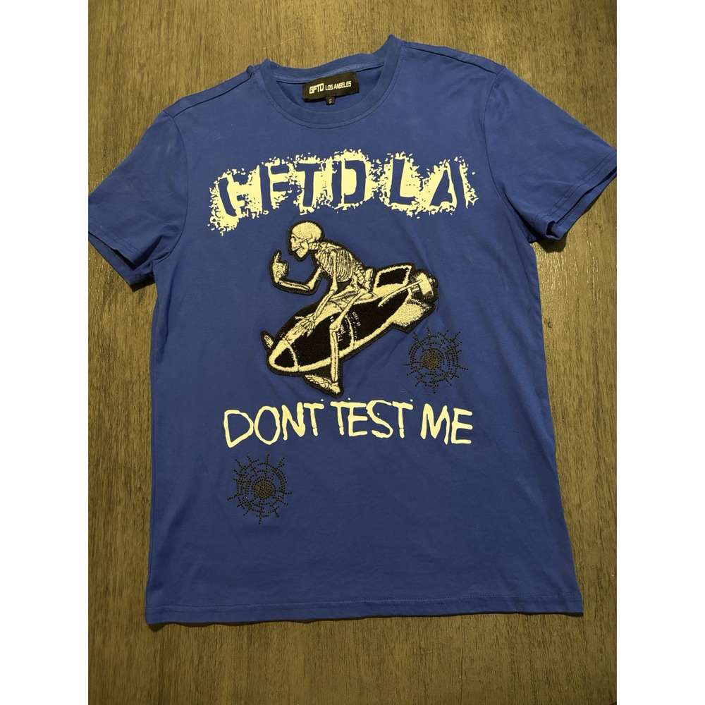 GFTD Los Angeles Men's Fashion Short Sleeve Bling T-Shirt Size S